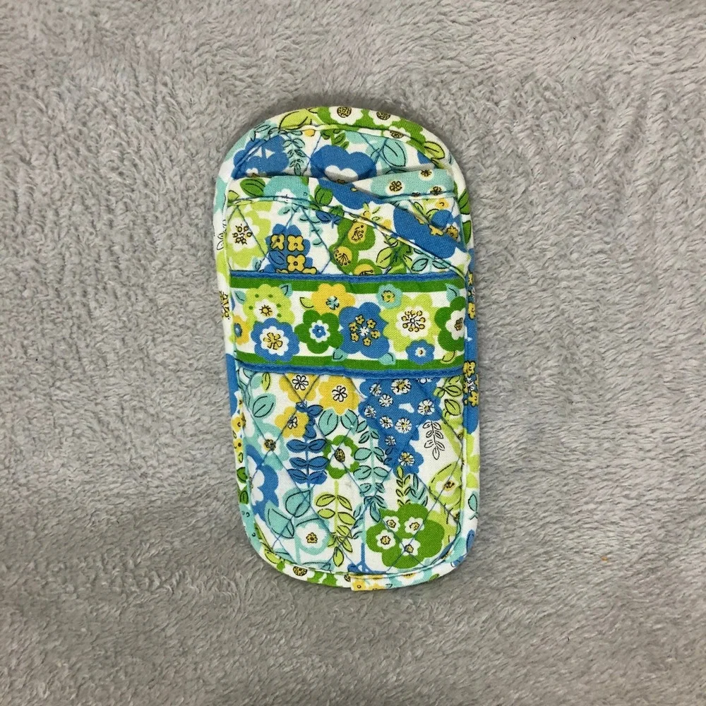 Vera Bradley Floral Padded Cell Phone Case/glasses Holder Quilted‎ Pocket